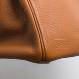 Hermes Birkin Retourne 30 | Gold Togo Palladium Hardware-details