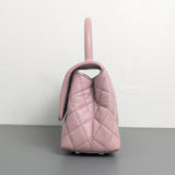 Chanel Coco Handle Small | 24A Light Pink Caviar Light Gold Hardware-details