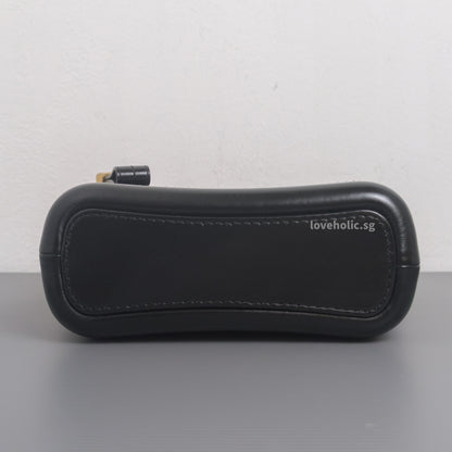 Chanel Gabrielle Hobo Small | Black Calfskin Multicolored Hardware-details