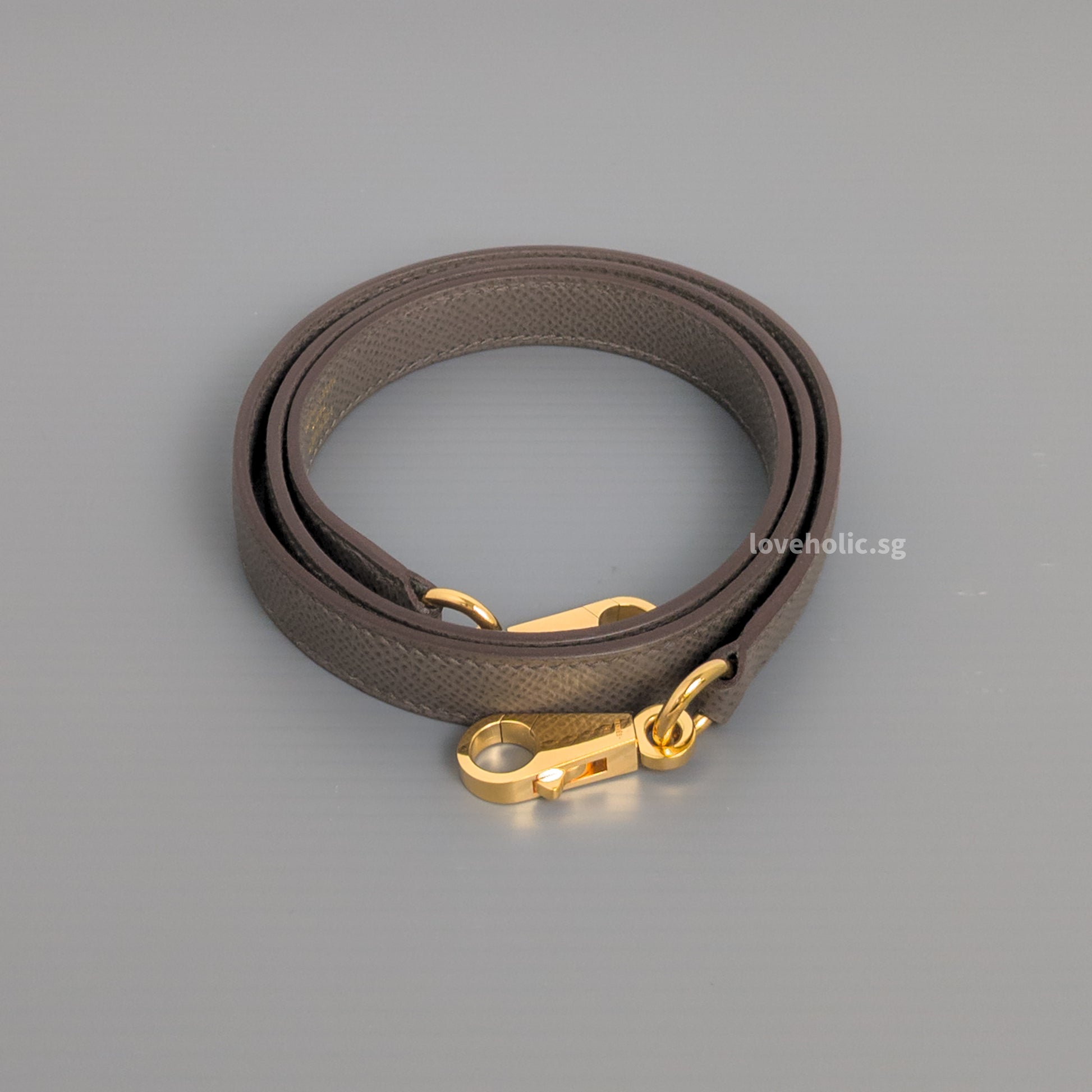 Hermes Kelly Sellier 25 | Gris Etain Epsom Gold Hardware-details