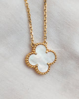 Van Cleef & Arpels VCA Vintage Alhambra Necklace Mother Of Pearl 18K Gold-model