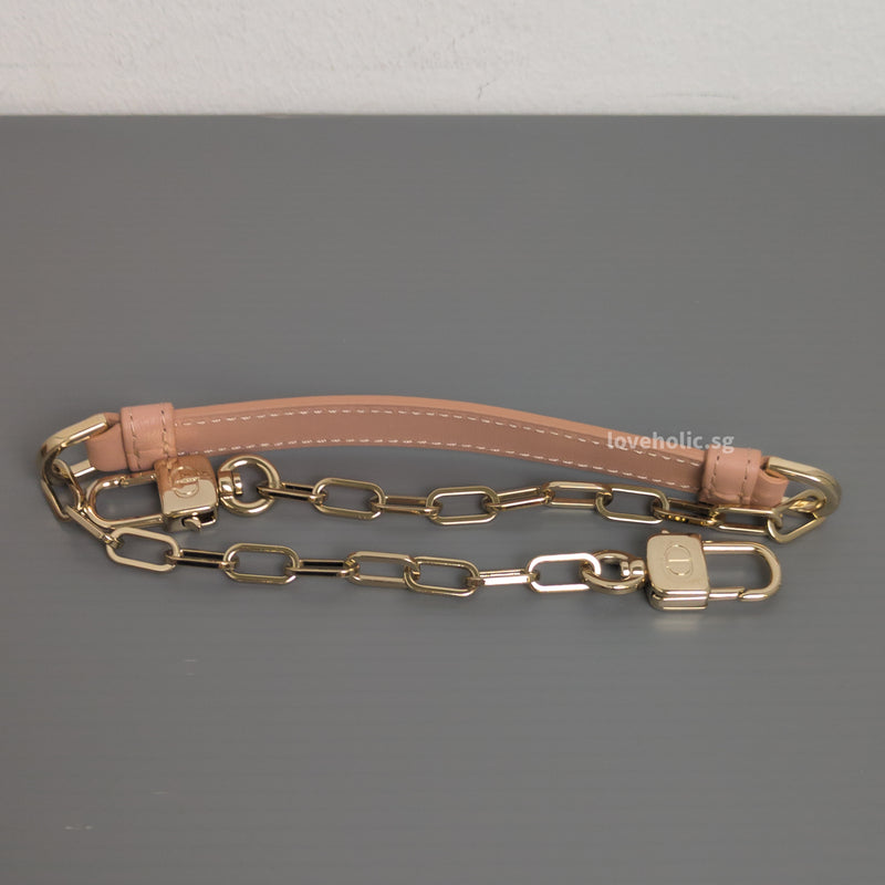 Dior Lady D-Joy Micro | Blush Lambskin Light Gold Hardware-details