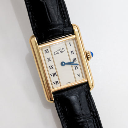 Cartier Must de Cartier Tank Vermeil | 925 Silver & 18K Gold Case -model
