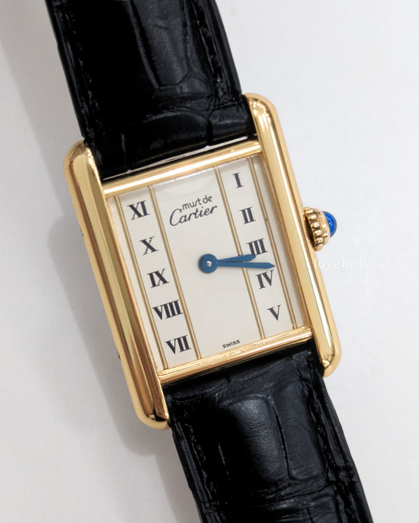 Cartier Must de Cartier Tank Vermeil | 925 Silver & 18K Gold Case -model