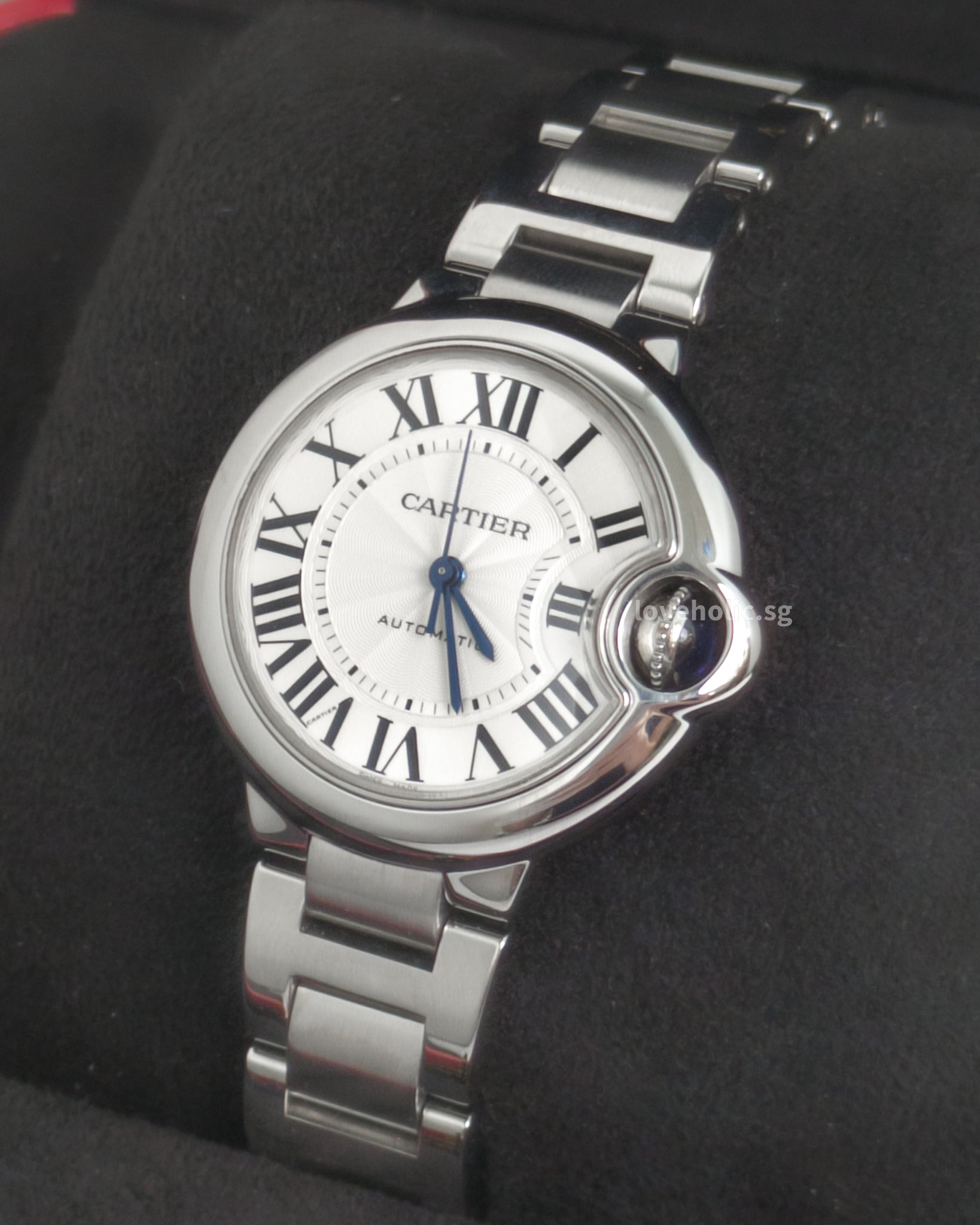 Cartier Balloon Bleu WSBB0044 | Silver Dial  -front