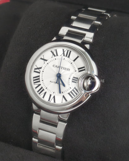 Cartier Balloon Bleu WSBB0044 | Silver Dial  -front