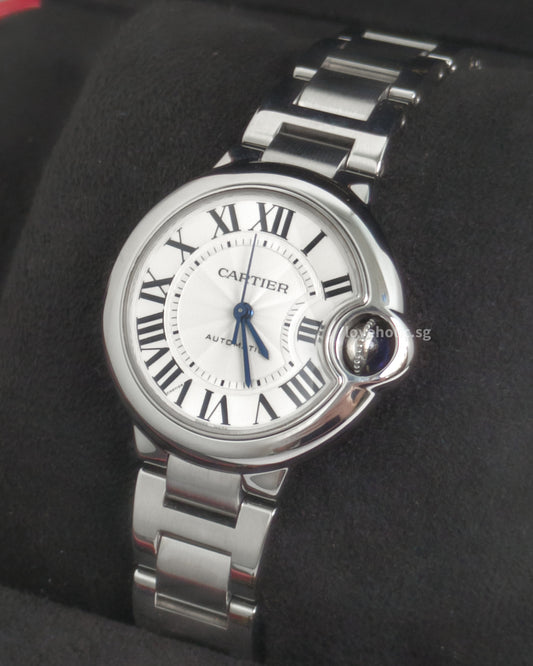Cartier Balloon Bleu WSBB0044 | Silver Dial  -front