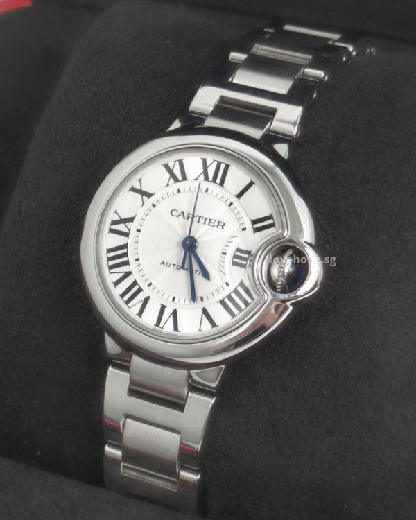 Cartier Balloon Bleu WSBB0044 | Silver Dial  -front