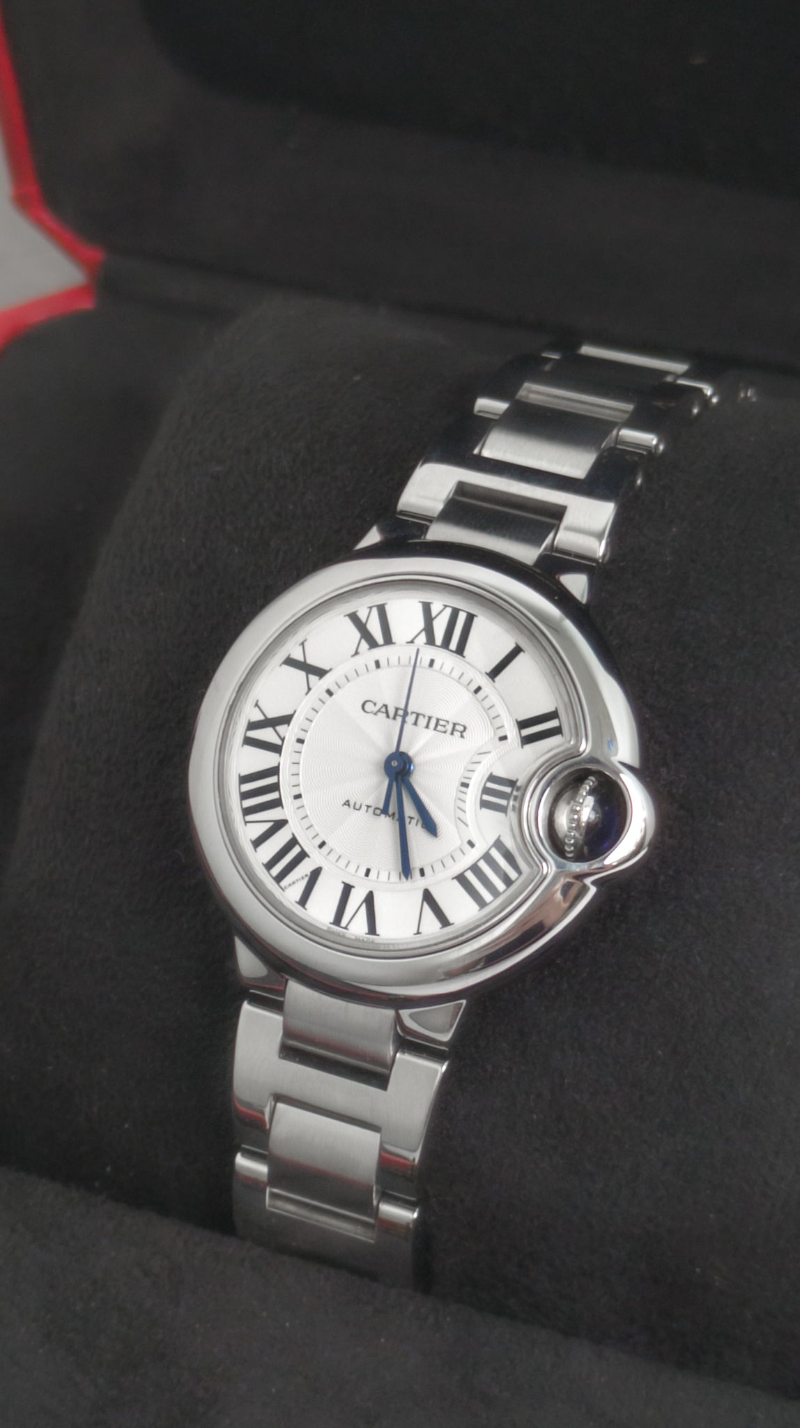 Cartier Balloon Bleu WSBB0044 | Silver Dial  -back