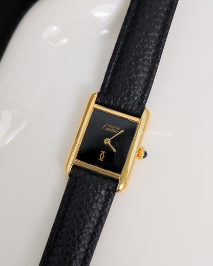 Cartier Must de Cartier Tank Vermeil | 925 Silver & 18K Gold Case -front