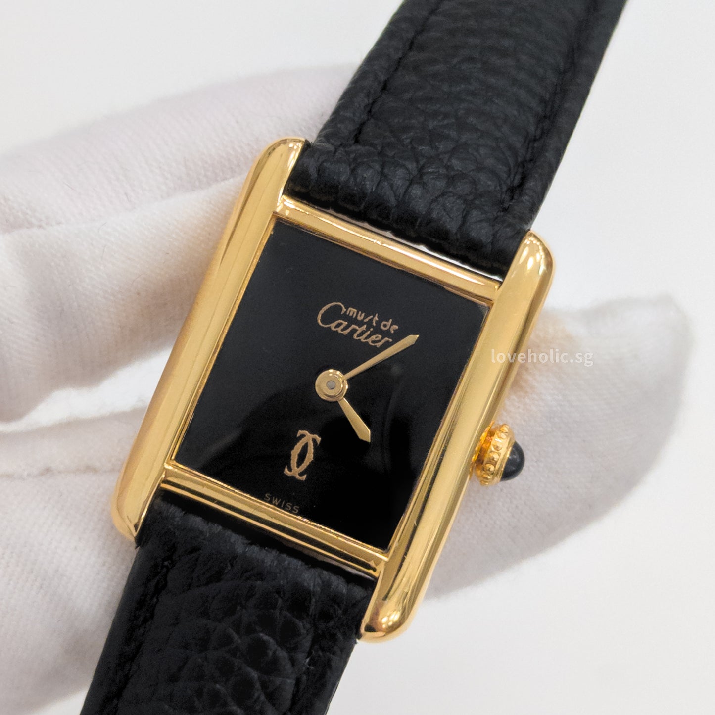 Cartier Must de Cartier Tank Vermeil | 925 Silver & 18K Gold Case -model