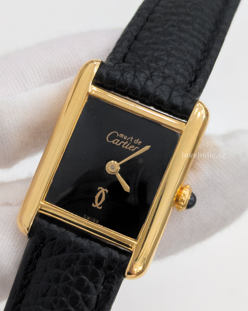 Cartier Must de Cartier Tank Vermeil | 925 Silver & 18K Gold Case -model