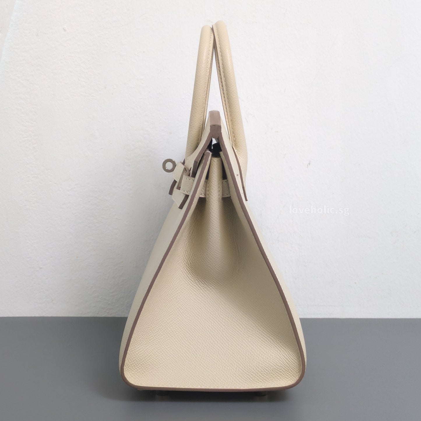 Birkin Sellier 25 | Craie Epsom Palladium Hardware