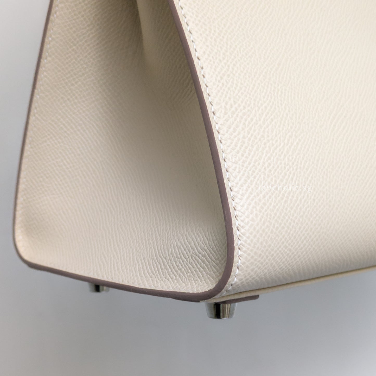 Birkin Sellier 25 | Craie Epsom Palladium Hardware