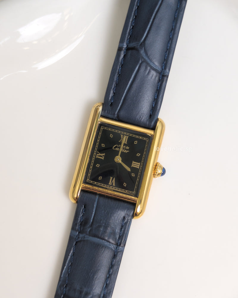 Cartier Must de Cartier Tank Vermeil | 925 Silver & 18K Gold Case -front