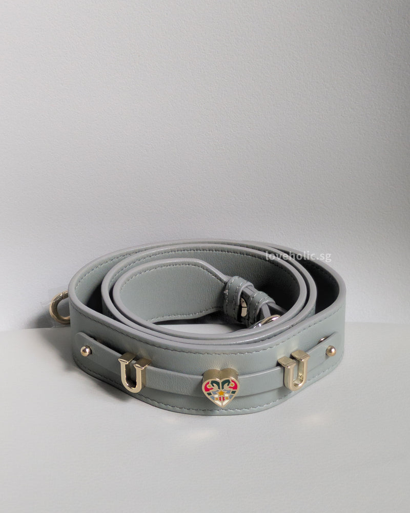 Dior My ABC Lady Dior Small | Stone Grey Lambskin Light Gold Hardware-details