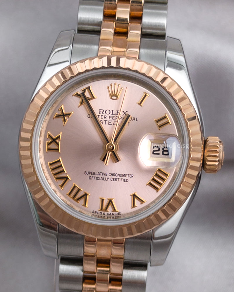 Rolex DateJust 26mm Oyster Perpetual 179171 | Pink Dial -front
