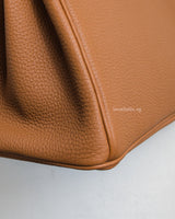 Hermes Birkin Retourne 25 | Gold Togo Gold Hardware-details