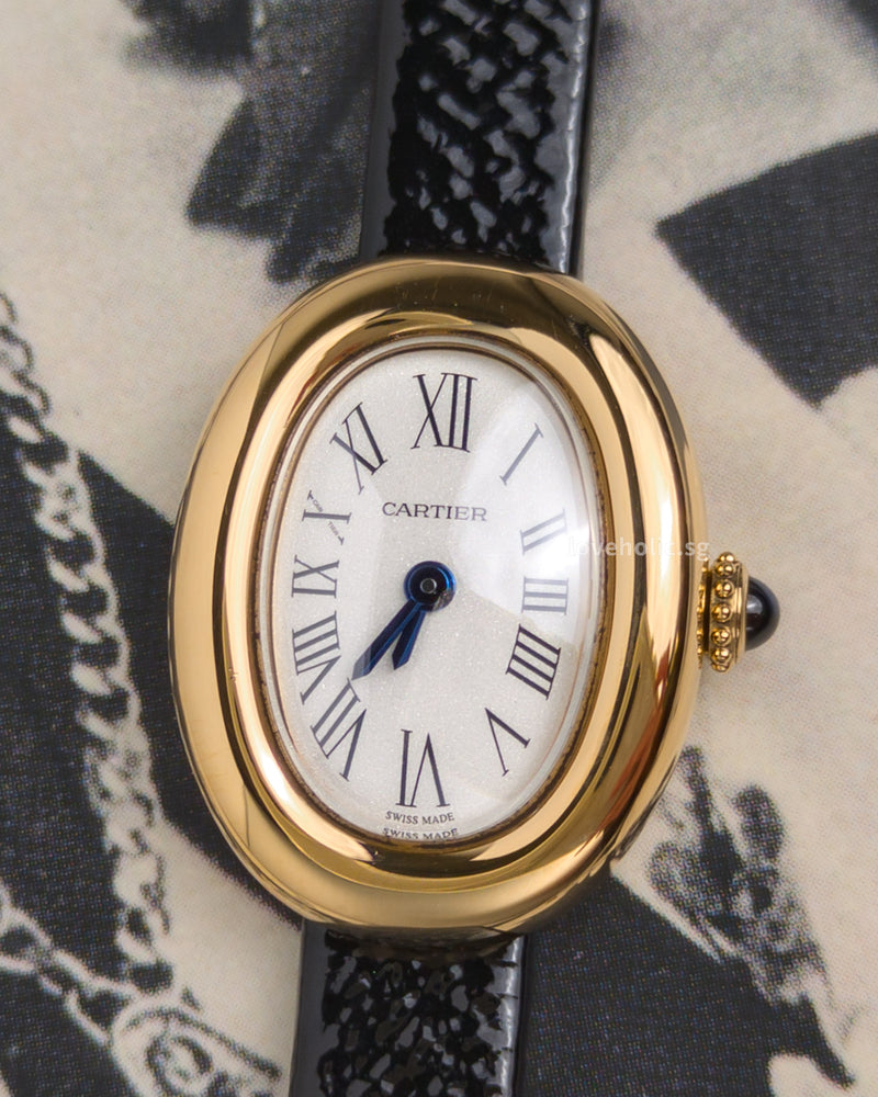Cartier Baignoire Mini | WGB0017 18K Yellow Gold -front