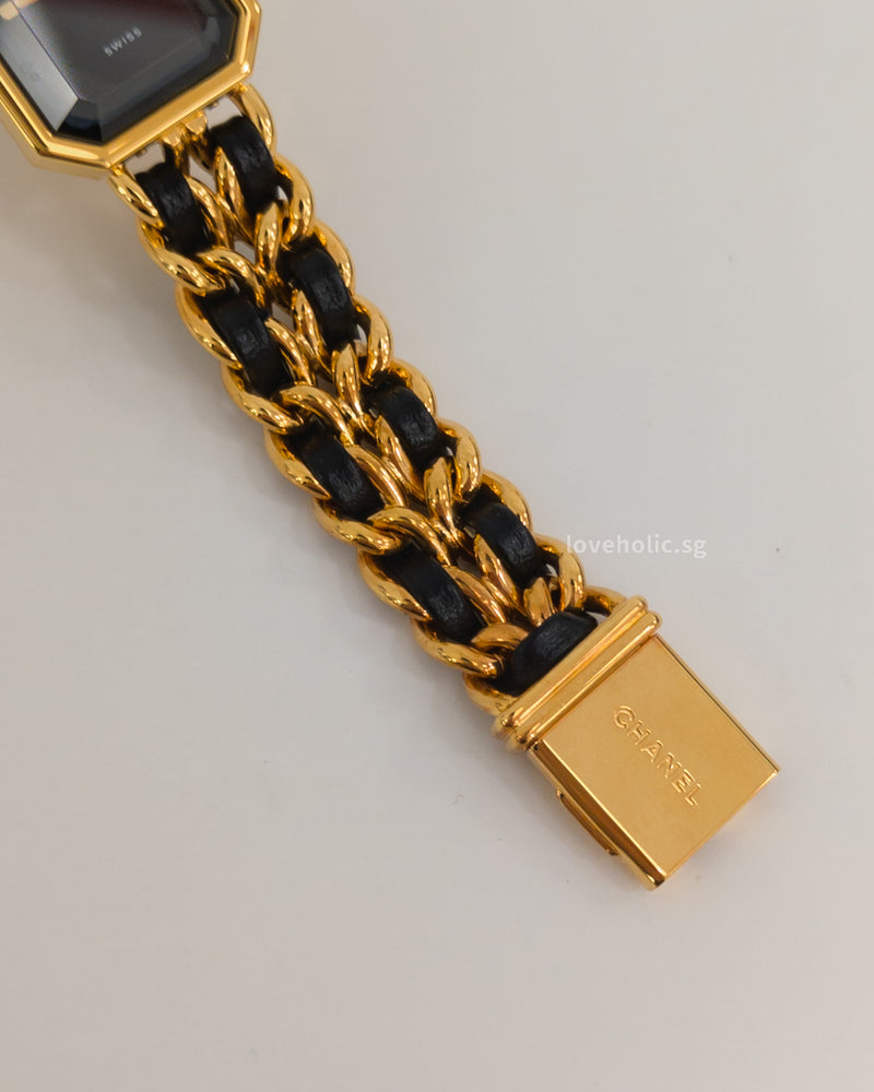 Chanel Vintage Premiere Watch 1987 S | 24K Gold Hardware-front1