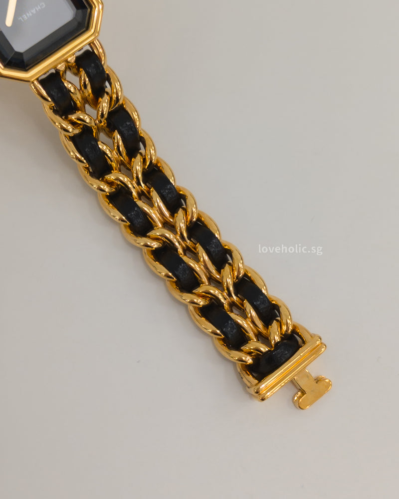 Chanel Vintage Premiere Watch 1987 S | 24K Gold Hardware-back