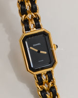 Chanel Vintage Premiere Watch 1987 S | 24K Gold Hardware-front