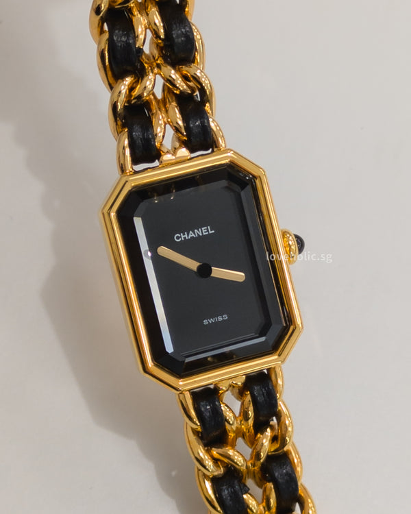 Chanel Vintage Premiere Watch 1987 S | 24K Gold Hardware-front