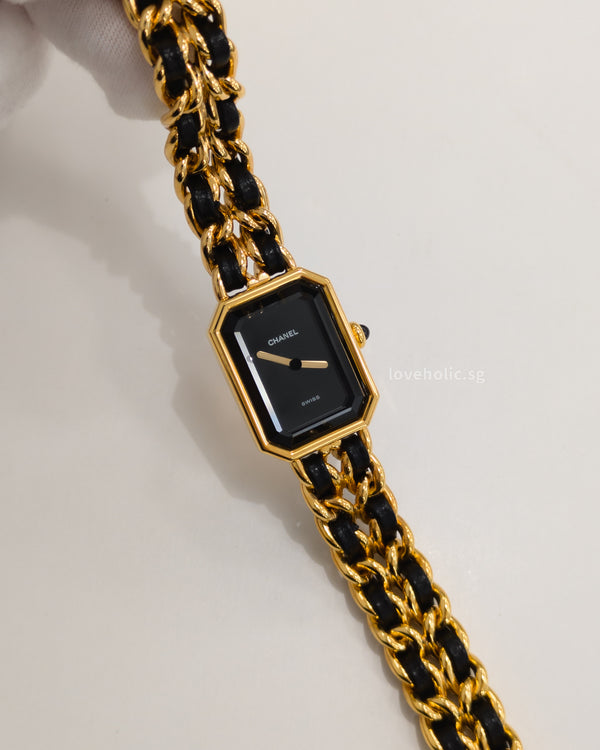 Chanel Vintage Premiere Watch 1987 S | 24K Gold Hardware-model