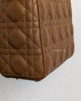 Dior My ABC Lady Dior Small | Golden Lambskin Light Gold Hardware-details