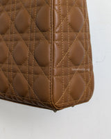 Dior My ABC Lady Dior Small | Golden Lambskin Light Gold Hardware-details