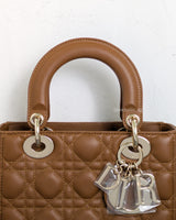Dior My ABC Lady Dior Small | Golden Lambskin Light Gold Hardware-details