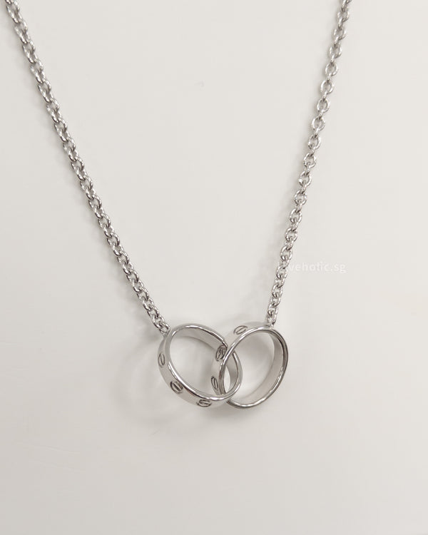 Cartier Love Pendant Necklace | 18K White Gold -model