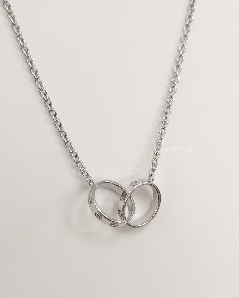 Cartier Love Pendant Necklace | 18K White Gold -model