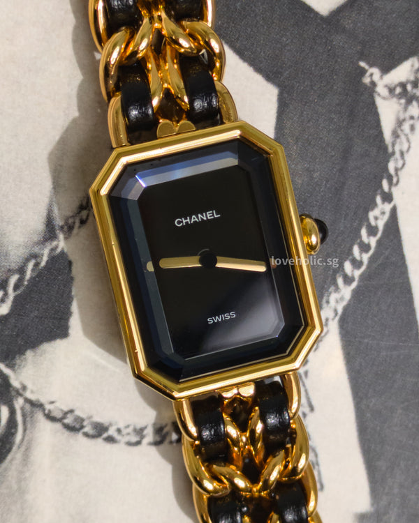 Vintage Premiere Watch 1987 Size L | 24K Gold Hardware