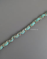 Chanel Classic Flap Mini Square | Tiffany Blue Lambskin Silver Hardware-details