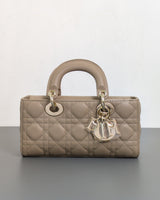 Dior Lady D-Joy Small | Beige Lambskin Light Gold Hardware-front1