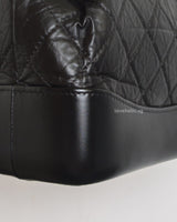 Chanel Gabrielle Backpack Small | Black Calfskin Multicolored Hardware-details