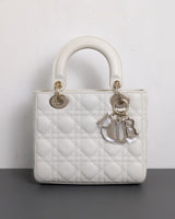 Dior My ABC Lady Dior Small | Latte Lambskin Light Gold Hardware-front1