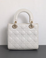 Dior My ABC Lady Dior Small | Latte Lambskin Light Gold Hardware-back