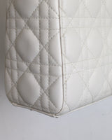 Dior My ABC Lady Dior Small | Latte Lambskin Light Gold Hardware-details