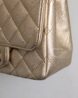 Chanel Classic Flap Mini Square | 21P Champagne Gold Lambskin Light Gold Hardware-details