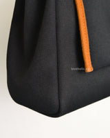 Hermes Herbag 31 | Blue Marine/Neutral Canvas Palladium Hardware-details