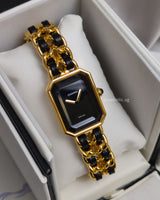 Chanel Vintage Premiere Watch 1987 Size S | 24K Gold Hardware-model