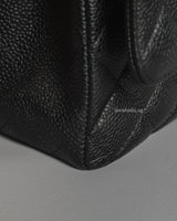 Classic Flap Medium | Black Caviar Silver Hardware