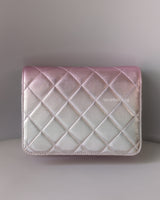 Flap Bag Gradient Pink Lambskin Light Gold Hardware