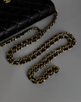 Wallet On Chain Black Caviar Gold Hardware