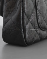 Chanel Mini Rectangle 23P Black Sweet Heart Crush  Caviar Brushed Gold Hardware-details