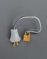 Hermes Birkin Retourne 30 | Blue Pale Taurillon Clemence Gold Hardware-details