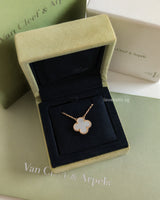 Van Cleef & Arpels VCA Vintage Alhambra Necklace Mother of Pearl 18K Gold-model