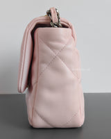Chanel Chanel 19 Small | 22S Light Pink Lambskin Multicolored Hardware-details
